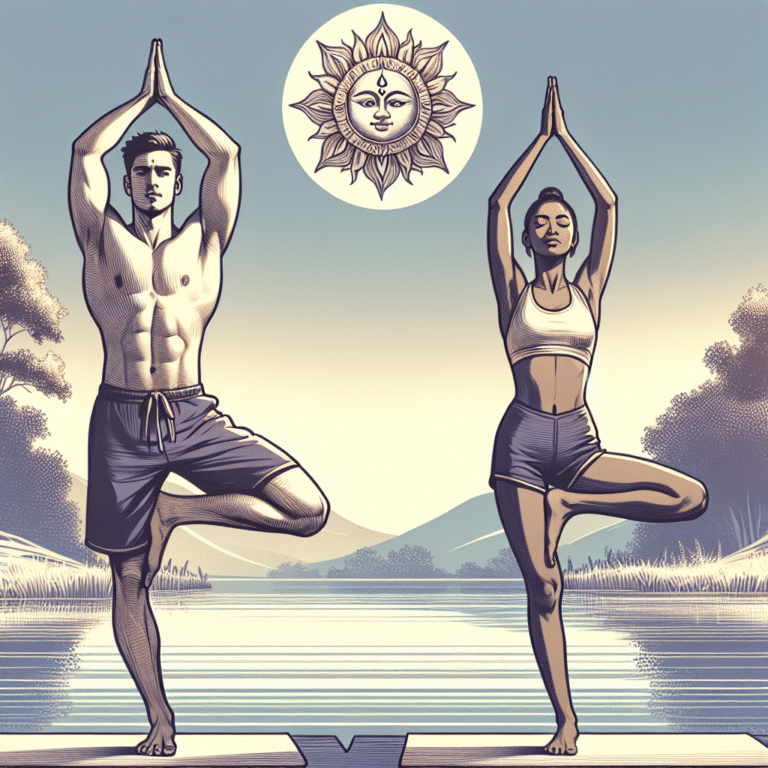 Posturas de yoga para aumentar equilíbrio