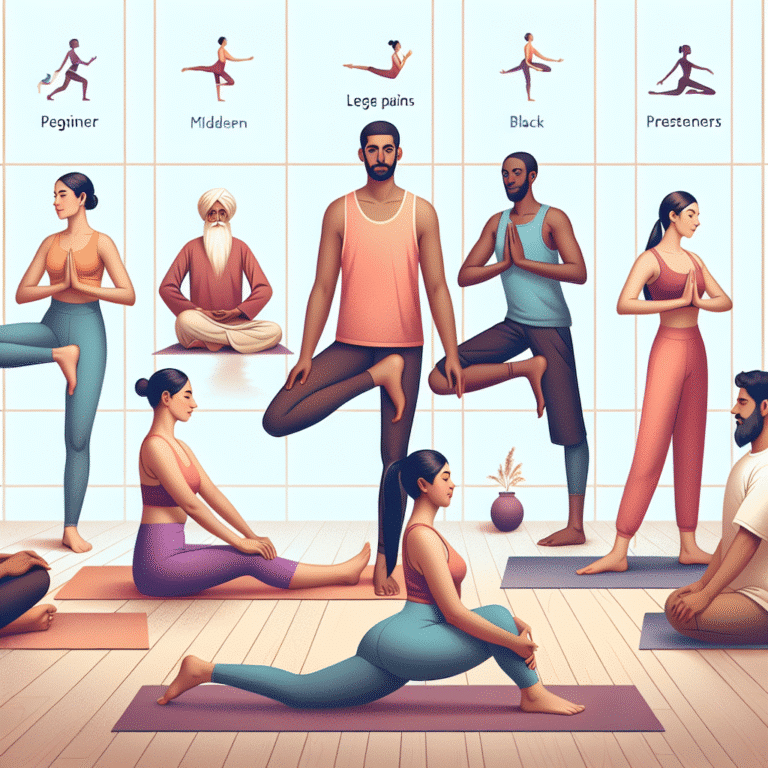 Posturas de yoga para iniciantes com dores nas pernas