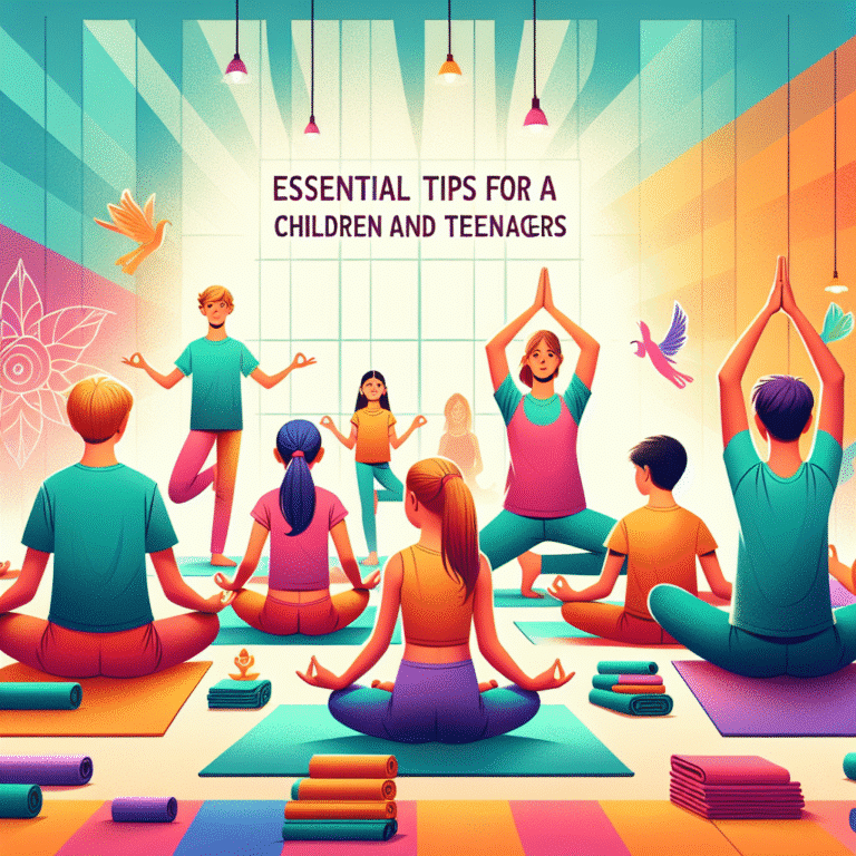 Yoga para crianças e adolescentes: dicas essenciais