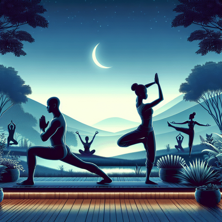 Equilibre o corpo e a mente com posturas de yoga