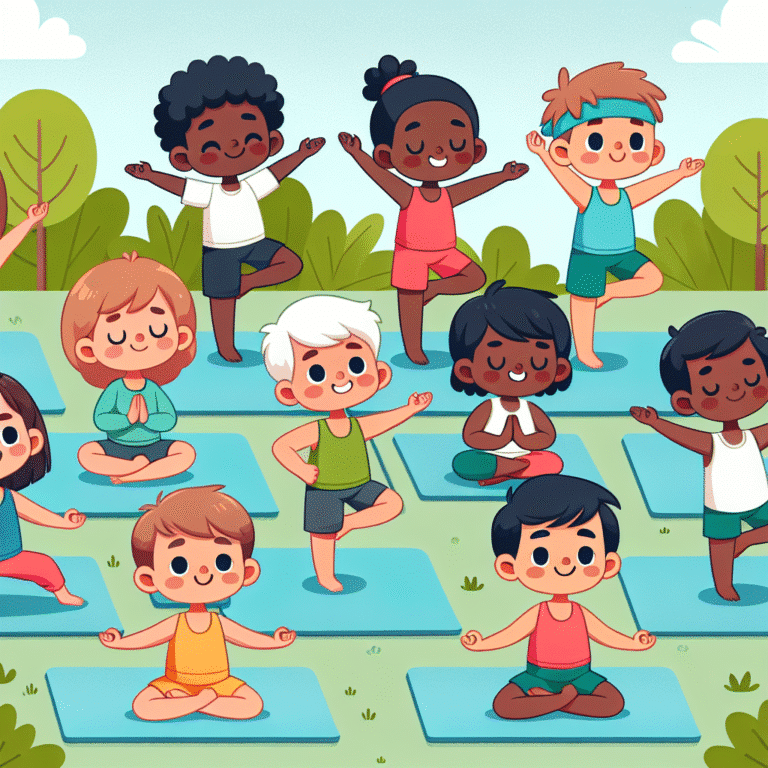 Posturas de yoga fáceis para crianças se divertirem