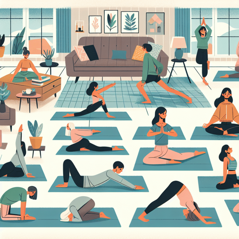 Posturas de yoga para iniciantes em casa