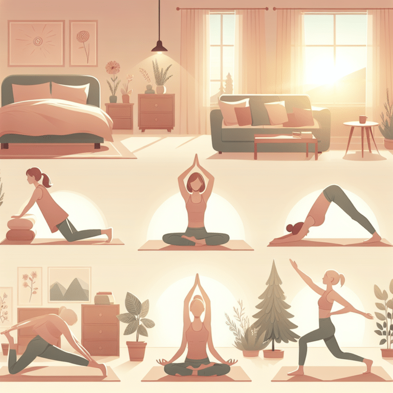 Posturas simples de yoga para manhãs relaxantes