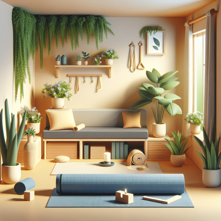 Como criar um espaço de yoga em casa