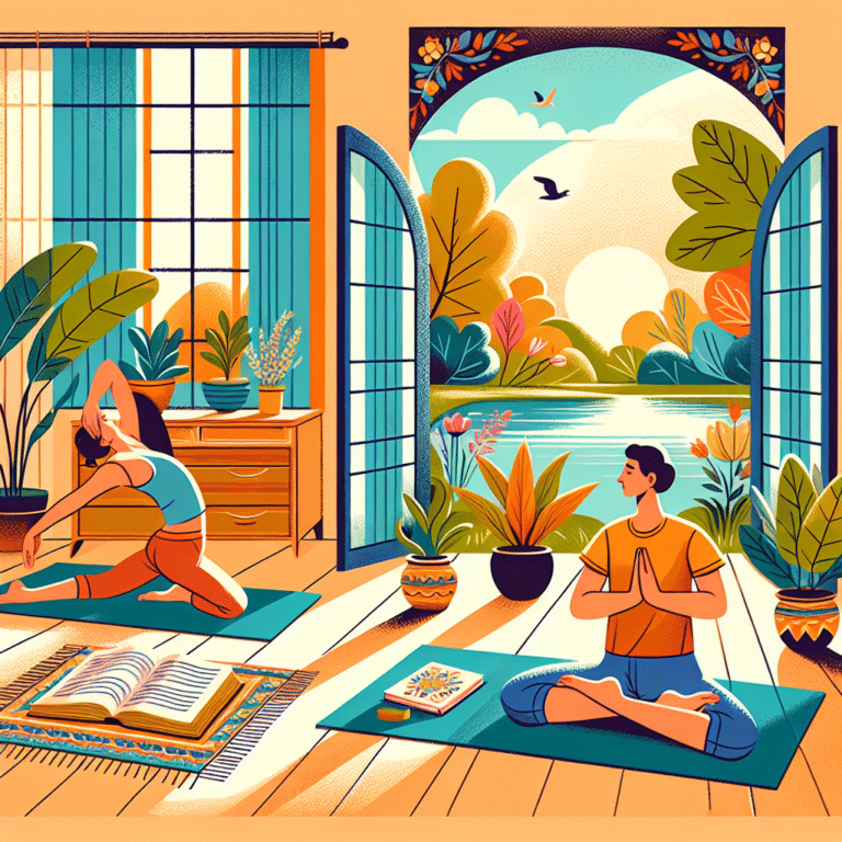 Sequência de yoga para iniciantes que trabalham em casa