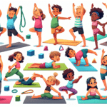Dicas de yoga divertidas para crianças e adolescentes