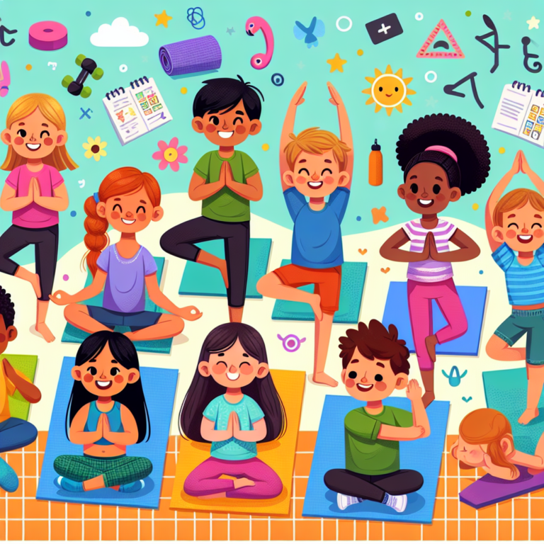 Dicas de yoga divertidas para crianças e adolescentes